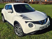 Used Nissan Juke Tekna 2017 White SUV