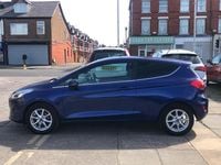 Used Ford Fiesta Zetec 2017 Blue Hatchback