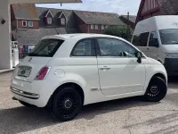 Used Fiat 500 Lounge 69 HP (50 kW) 2010 White Hatchback