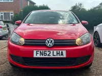 Used VW Golf VII Match 120 HP (88 kW) 2012 Red Hatchback