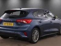 Begagnad Ford Focus Titanium X 125 HK (91 kW) 2020 Blå Halvkombi