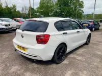 Used BMW 116 Sport Line 136 HP (100 kW) 2012 White Hatchback
