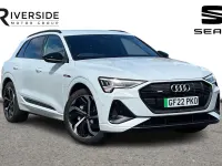 Used Audi e-tron Black Edition 300 kW (408 HP) 2022 Glacier white SUV