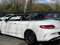 Used Mercedes C220 AMG Line Premium Plus 170 HP (125 kW) 2018 White Cabriolet