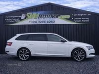 Used Skoda Superb SportLine 150 HP (110 kW) 2018 White Estate