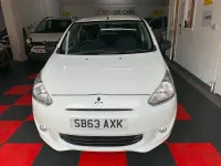 Used Mitsubishi Mirage 70 HP (51 kW) 2013 White Hatchback