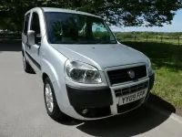 Used Fiat Doblò Dynamic 77 HP (56 kW) 2009 Platinum silver metallic MPV