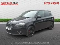 Used Skoda Fabia vRS 178 HP (130 kW) 2011 Black Hatchback