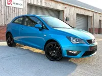 Used Seat Ibiza FR Sport 110 HP (80 kW) 2016 Blue Coupe