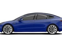 Used Tesla Model 3 Standard Range Plus 366 kW (498 HP) 2021 Blue Sedan