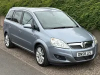 Used Vauxhall Zafira Design Edition 2008 Silver MPV