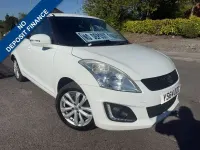 Begagnad Suzuki Swift SZ4 90 HK (66 kW) 2015 Vit Halvkombi