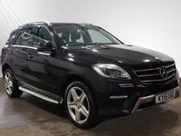 Used Mercedes ML350 AMG line 258 HP (189 kW) 2015 Black SUV