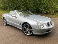 Used Mercedes SL500 2003 Silver Cabriolet