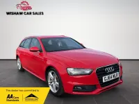 Used Audi A4 S-Line 150 HP (110 kW) 2014 Red Estate