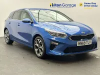 Used Kia Ceed 138 HP (101 kW) 2019 Blue Hatchback