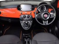 Used Fiat 500C 70 HP (51 kW) 2024 Orange Cabriolet