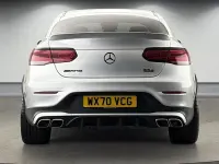 Used Mercedes GLC63 AMG Premium Plus 476 HP (350 kW) 2019 Iridium silver Coupe