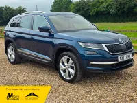 Used Skoda Kodiaq 150 HP (110 kW) 2017 Blue SUV