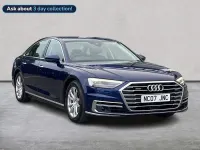 Used Audi A8 Premium 286 HP (210 kW) 2018 Blue Sedan