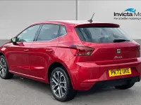 Used Seat Ibiza XCELLENCE Lux 110 HP (80 kW) 2022 Desire red metallic Hatchback