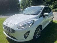 Used Ford Fiesta Zetec 85 HP (62 kW) 2019 White Hatchback