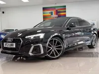 Usado Audi A5 Sportback S-Line 163 CV (119 kW) 2021 Negro Utilitario