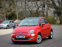 Used Fiat 500 Lounge 69 HP (50 kW) 2017 Red Hatchback
