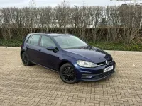 Begagnad VW Golf VII S 125 HK (91 kW) 2018 Blå Halvkombi