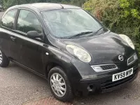 Used Nissan Micra Visia 2009 Black Hatchback