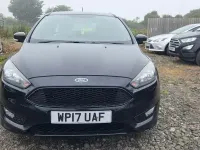 Used Ford Focus ST-Line 125 HP (91 kW) 2017 Black Hatchback