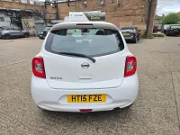 Used Nissan Micra Acenta 2015 White Hatchback