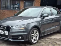 Usado Audi A1 Sportback S-Line 105 CV (77 kW) 2014 Gris Utilitario