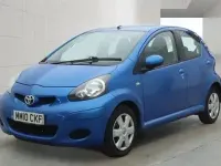 Used Toyota Aygo 68 HP (50 kW) 2010 Blue Hatchback