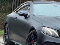 Used Mercedes E220 AMG line 2018 Black Coupe