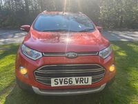 Used Ford Ecosport Titanium 112 HP (82 kW) 2016 Red SUV