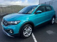 Used VW T-Cross SE 115 HP (84 kW) 2019 Turquoise SUV