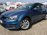 Used VW Golf VII SE 122 HP (89 kW) 2014 Blue Hatchback