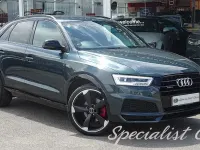 Used Audi Q3 Black Edition 184 HP (135 kW) 2017 Camouflage green SUV