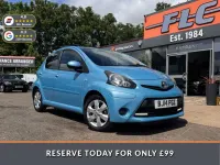 Begagnad Toyota Aygo 68 HK (50 kW) 2014 Blå Halvkombi