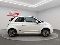 Used Fiat 500 Lounge 2015 White Cabriolet
