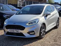 Used Ford Fiesta ST-Line 100 HP (73 kW) 2018 Silver Hatchback