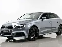 Used Audi A3 Sportback S-Line 150 HP (110 kW) 2019 Grey Hatchback