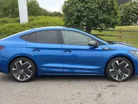 Used Skoda Enyaq iV vRS 219 kW (299 HP) 2023 Race blue metallic SUV