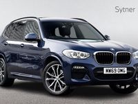 Begagnad BMW X3 M Sport 190 HK (139 kW) 2019 Blå SUV
