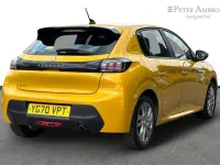 Used Peugeot 208 Active 99 HP (72 kW) 2020 Yellow Hatchback
