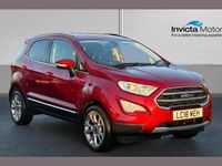 Used Ford Ecosport Titanium 125 HP (91 kW) 2018 Ruby red SUV