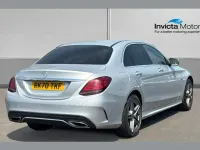 Used Mercedes C300 AMG line 315 HP (231 kW) 2020 Silver Sedan