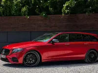 Used Mercedes E220 AMG line 2020 Red Estate