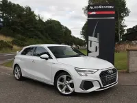 Used Audi A3 S-Line 150 HP (110 kW) 2020 White Sedan